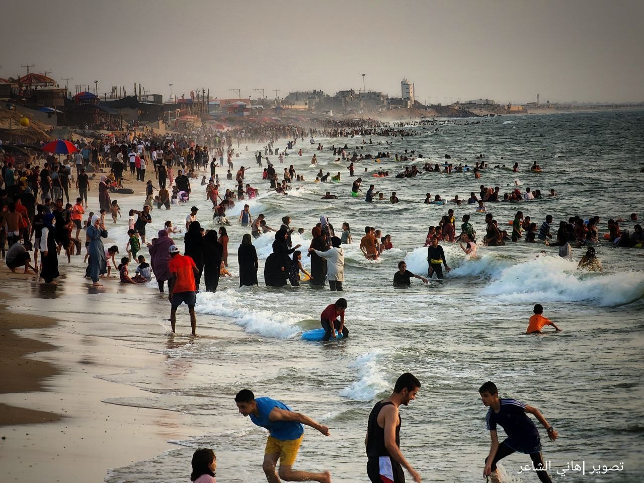 صور من شاطئ بحر مدينة رفح جنوب قطاع غزة  7.jpg