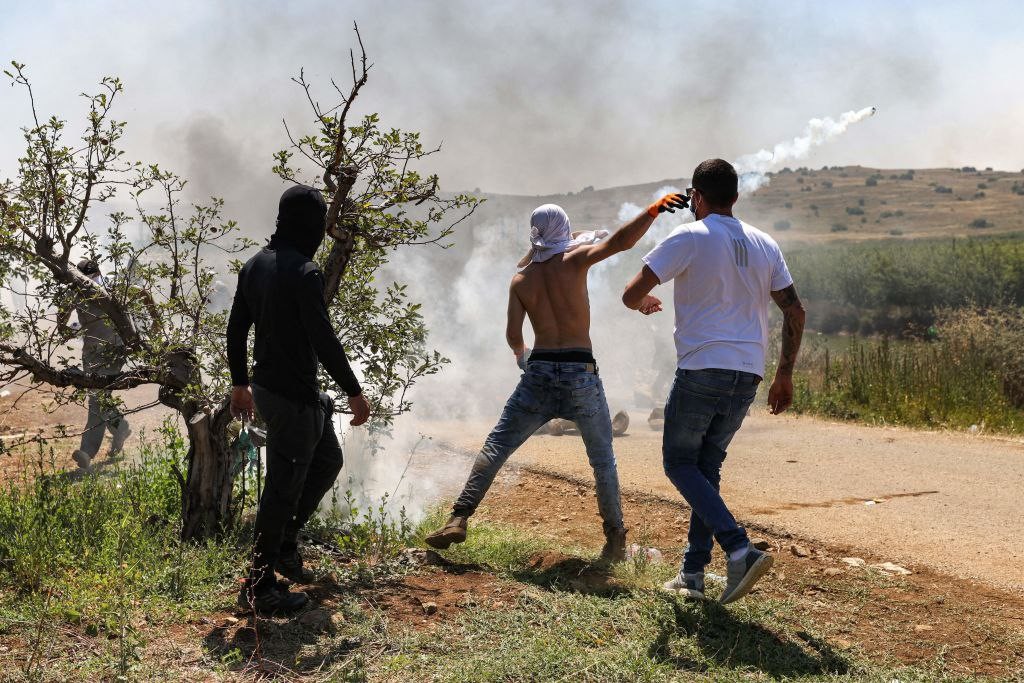 من المواجهات في الجولان (Getty images) 5.jpg