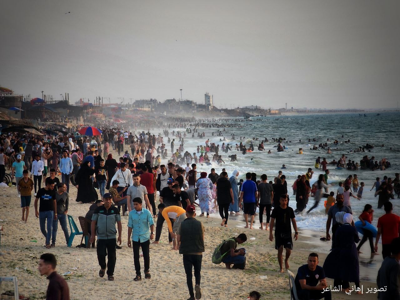 صور من شاطئ بحر مدينة رفح جنوب قطاع غزة  74.jpg
