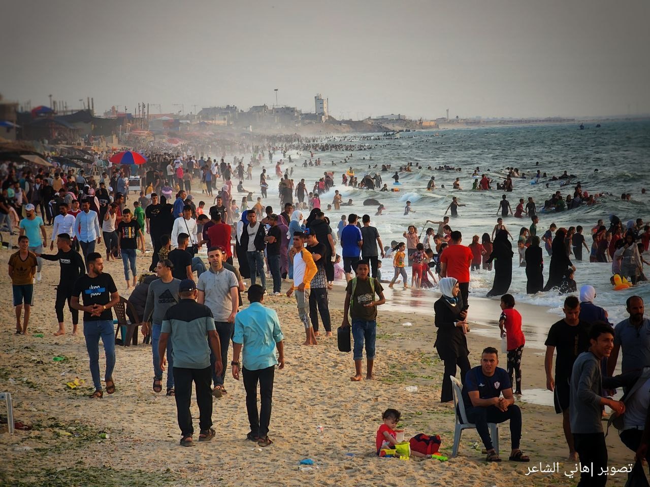 صور من شاطئ بحر مدينة رفح جنوب قطاع غزة  14.jpg