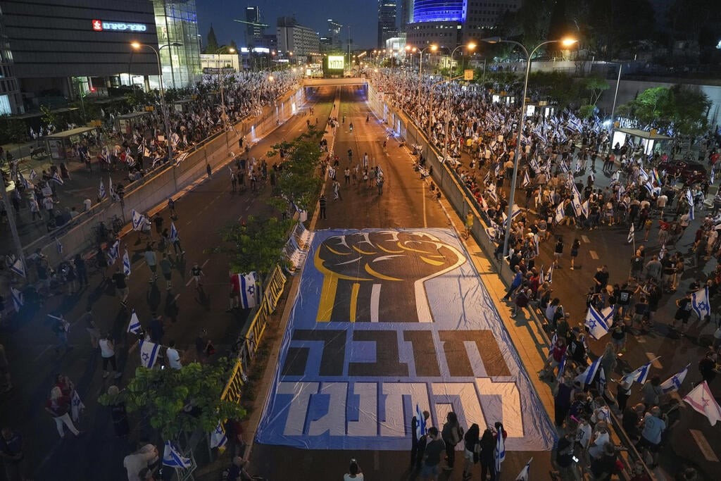 تجدد التظاهرات ضد حكومة نتنياهو للأسبوع الـ27 على التوالي 12.jpg