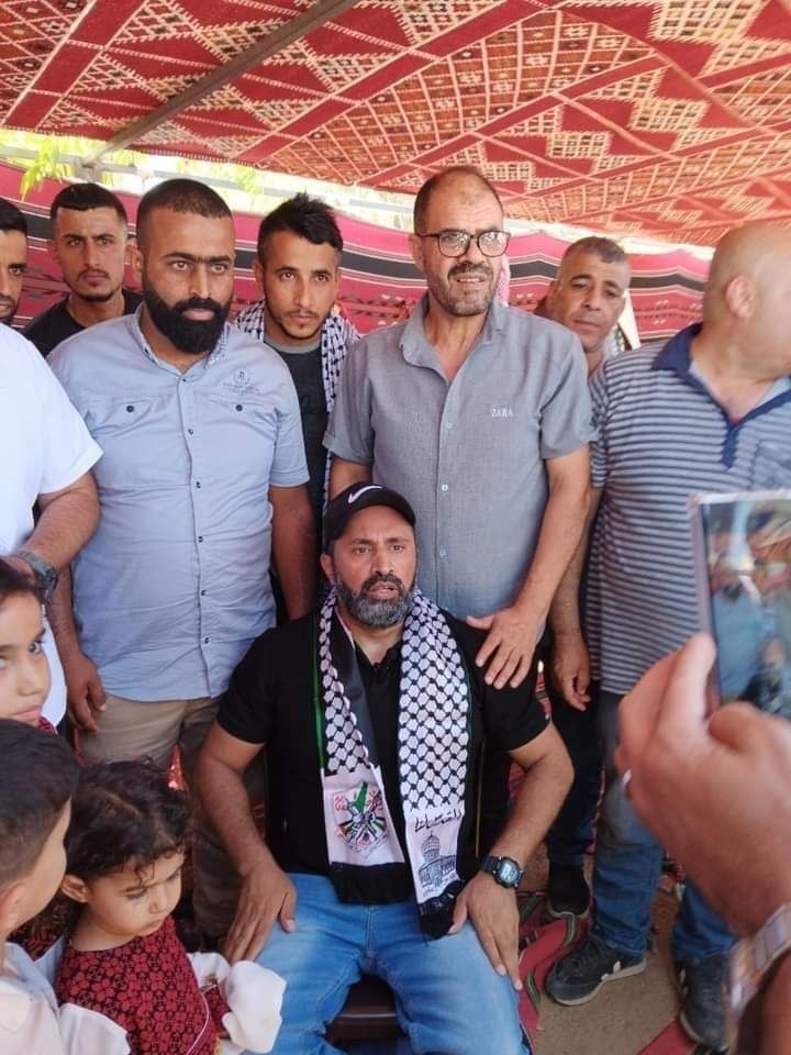 استقبال الأسير خالد السواركة في غزة بعد تحرره من اعتقال دام 21 عاما في سجون الاحتلال 22.jpg