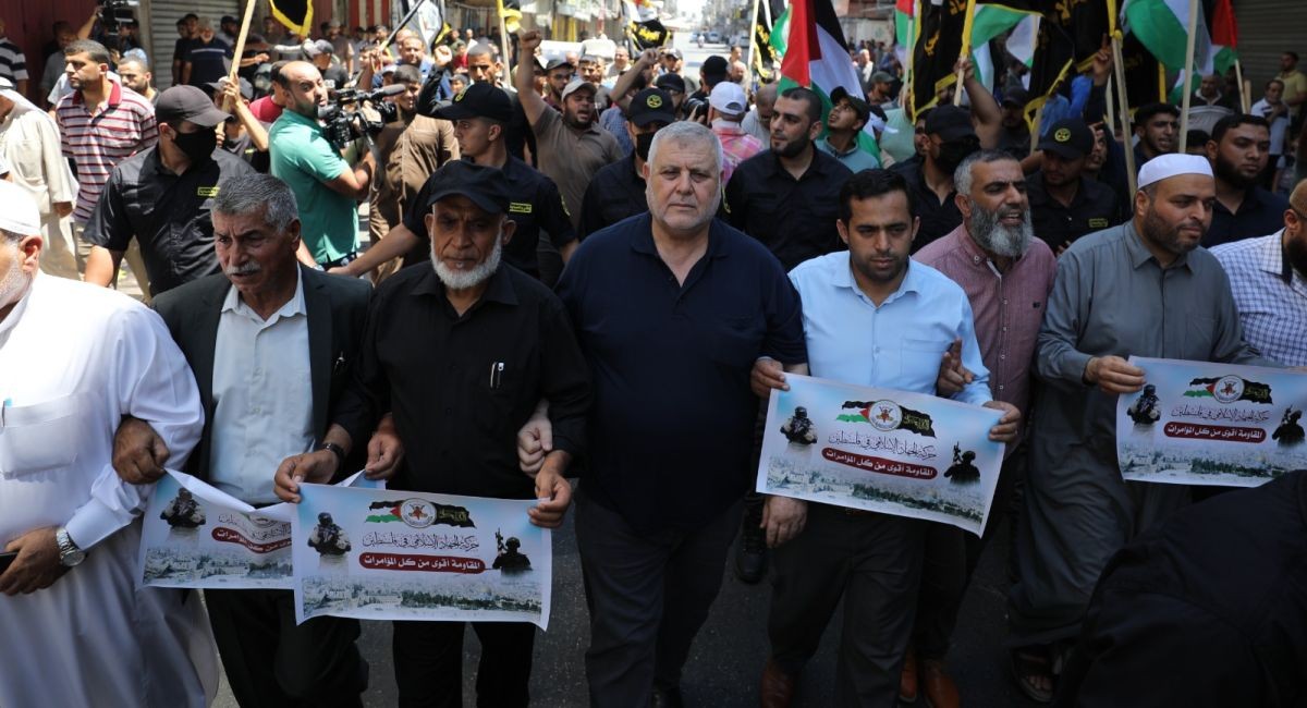 مسيرة نظمتها الجهاد الإسلامي في غزة دعما للمقاومة 4.jpg