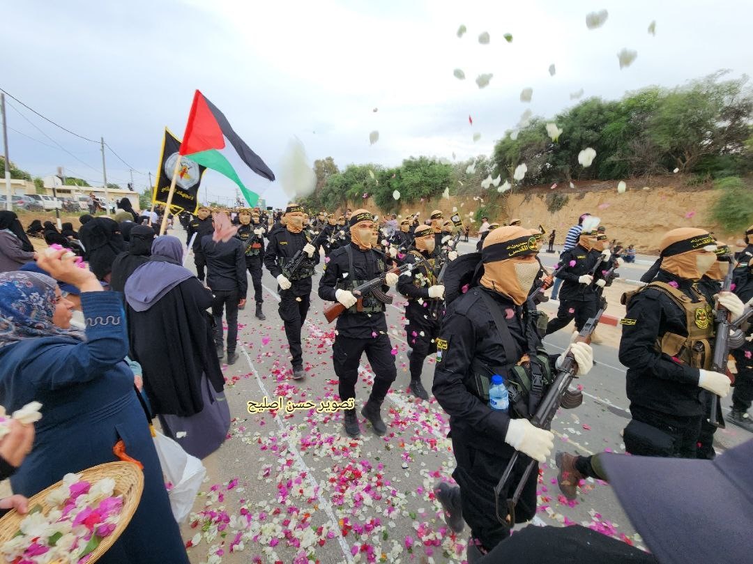 سرايا القدس الذراع المسلح لحركة الجهاد الإسلامي في فلسطين تنظم مسيرا عسكريا جنوب مدينة غزة في ذكرى الانطلاقة الـ36 874.jpg