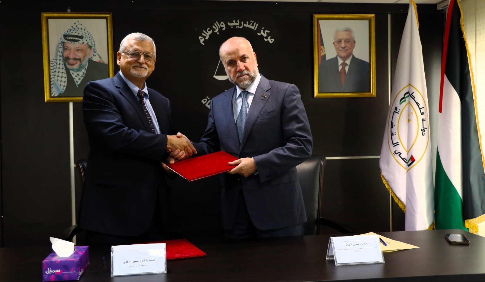 توقيع اتفاقية تعاون بين ديوان قاضي القضاة وجامعة القدس المفتوحة.jpeg