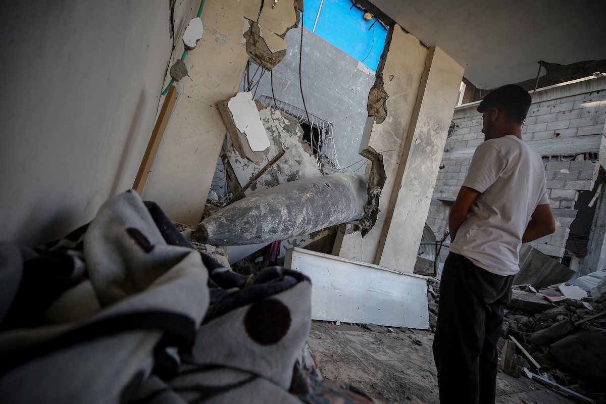 قنبلة من طراز مارك 84 في منزل عائلة الحتو 3.jpg