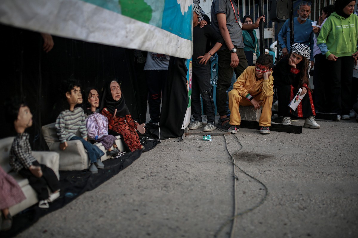 يشارك الأطفال الفلسطينيون في أنشطة مهرجان غزة السينمائي (25).jpg