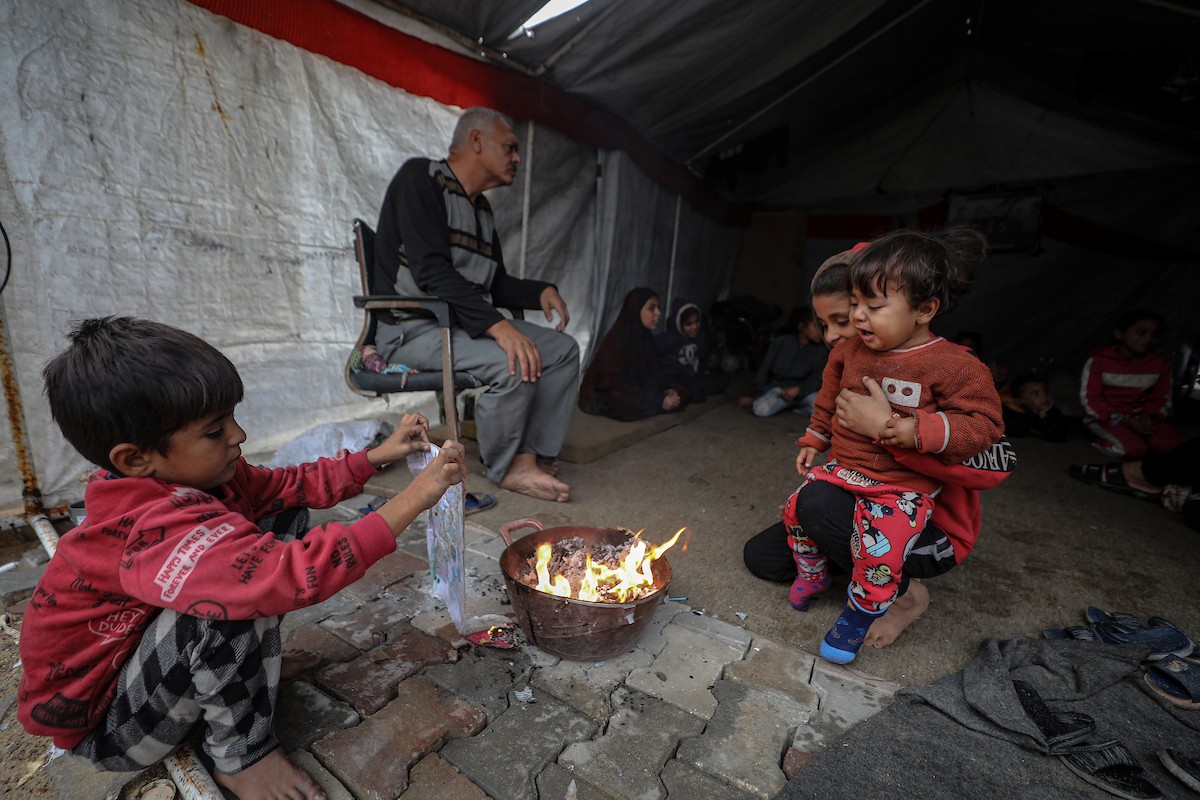 مسنان يعتنيان بـ 36 حفيدًا بعد أن فقدا خمسة من أبنائهما خلال الحرب الإسرائيلية على قطاع غزة (34).jpg