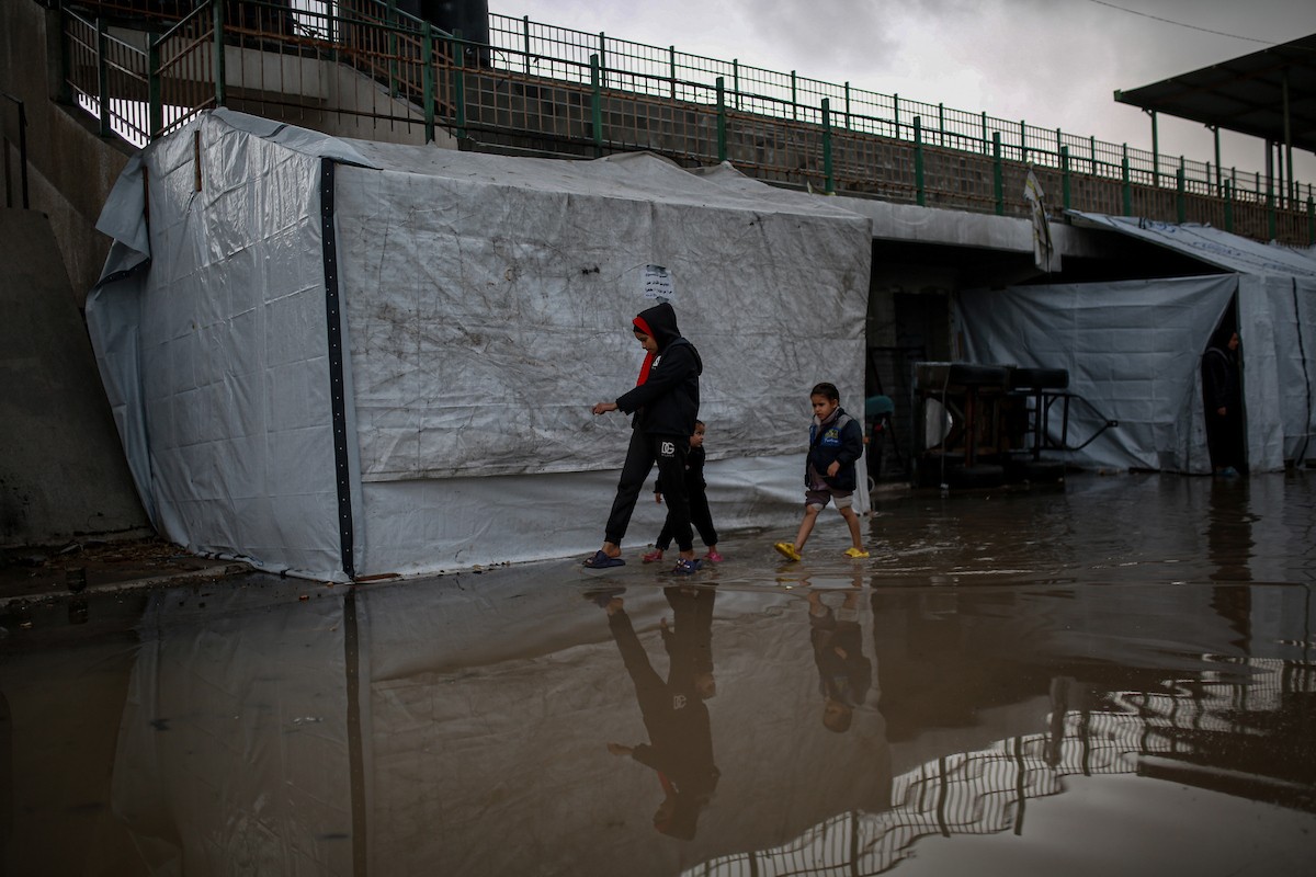 يعاني الفلسطينيون الذين دمرت منازلهم جراء الهجمات الإسرائيلية من سوء (2).jpg