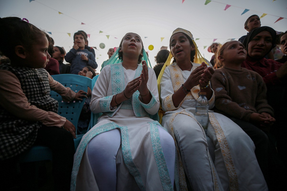 يشارك الأطفال الفلسطينيون في أنشطة مهرجان غزة السينمائي (2).jpg