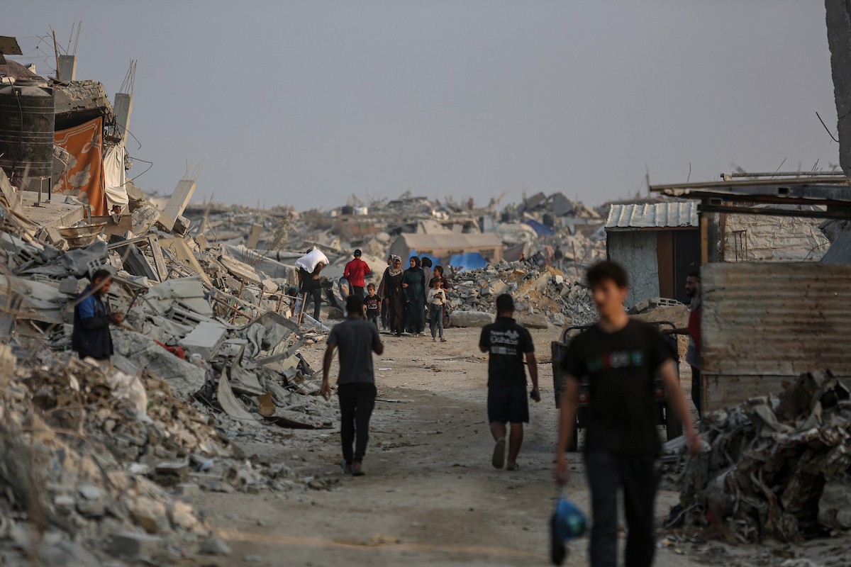 العائلات الفلسطينية العائدة إلى جباليا في شمال قطاع غزة تواصل حياتها بوسائل محدودة (9).jpg