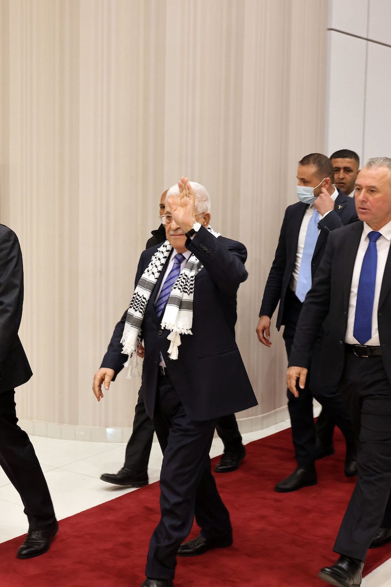 الرئيس الفلسطيني محمود عباس يحضر المؤتمر العام لحركة الشبيبة الفتحاوية في رام الله (2).JPG