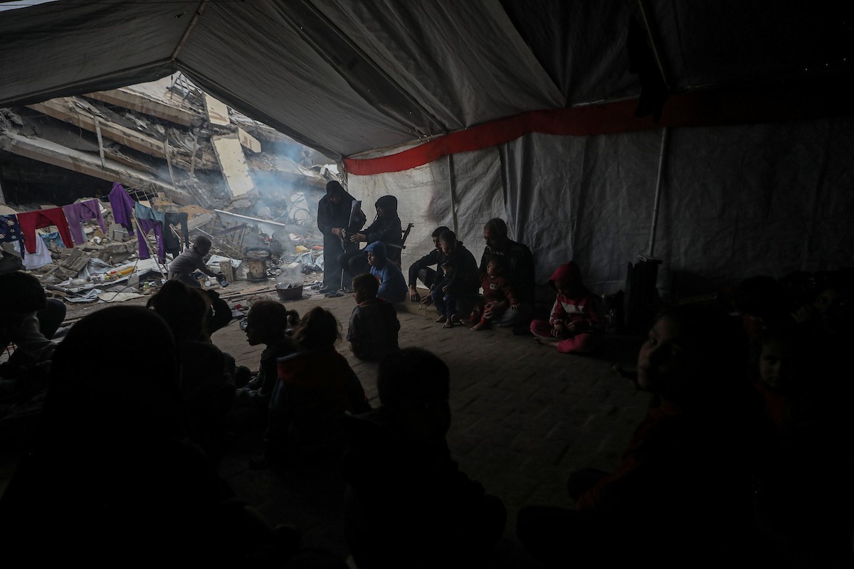 مسنان يعتنيان بـ 36 حفيدًا بعد أن فقدا خمسة من أبنائهما خلال الحرب الإسرائيلية على قطاع غزة (9).jpg