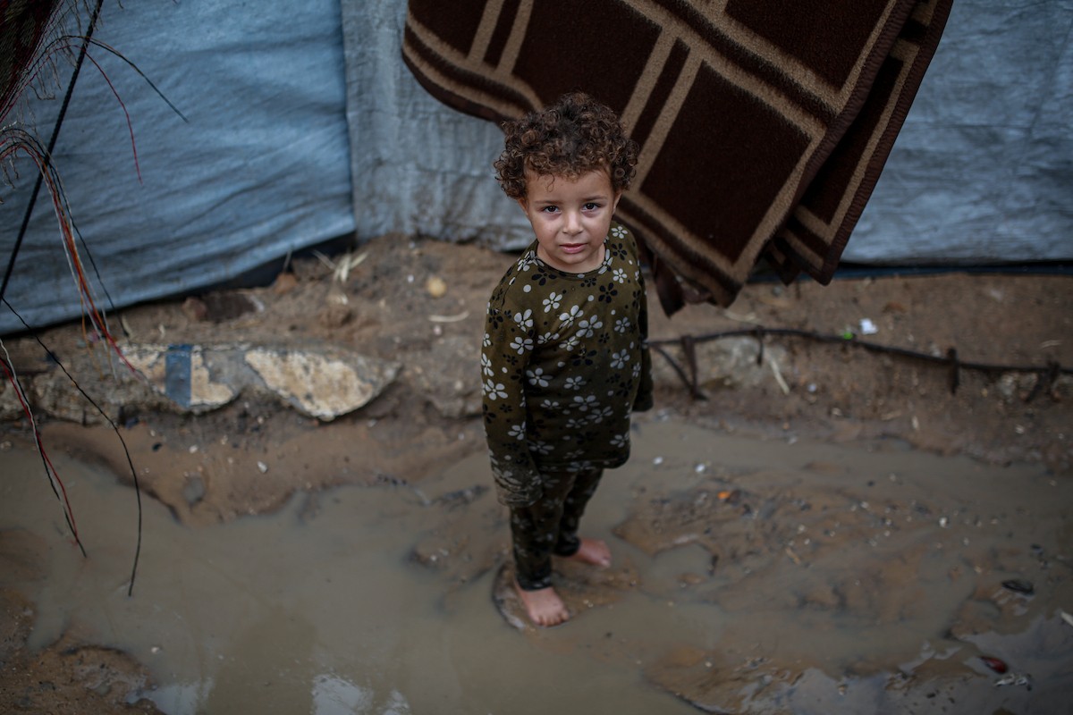 يعاني الفلسطينيون الذين دمرت منازلهم جراء الهجمات الإسرائيلية من سوء (3).jpg