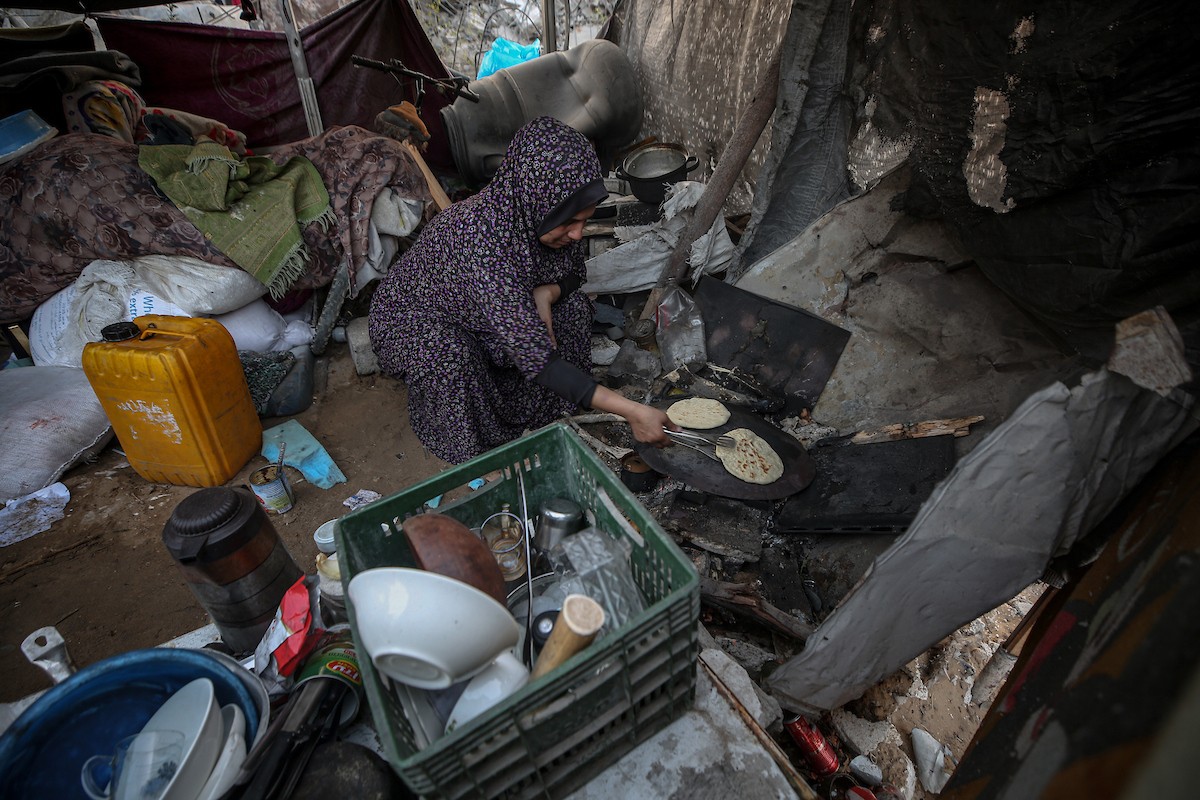 العائلات الفلسطينية العائدة إلى جباليا في شمال قطاع غزة تواصل حياتها بوسائل محدودة (4).jpg