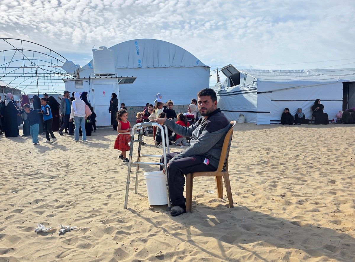 شارك فلسطينيون من ذوي الإعاقة في فعالية بمناسبة اليوم العالمي للأشخاص ذوي الإعاقة في خان يونس، جنوب قطاع غزة (14).jpg