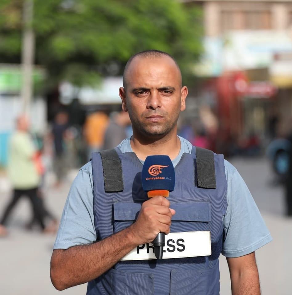 أحمد غانم (مراسل قناة الميادين في غزة)