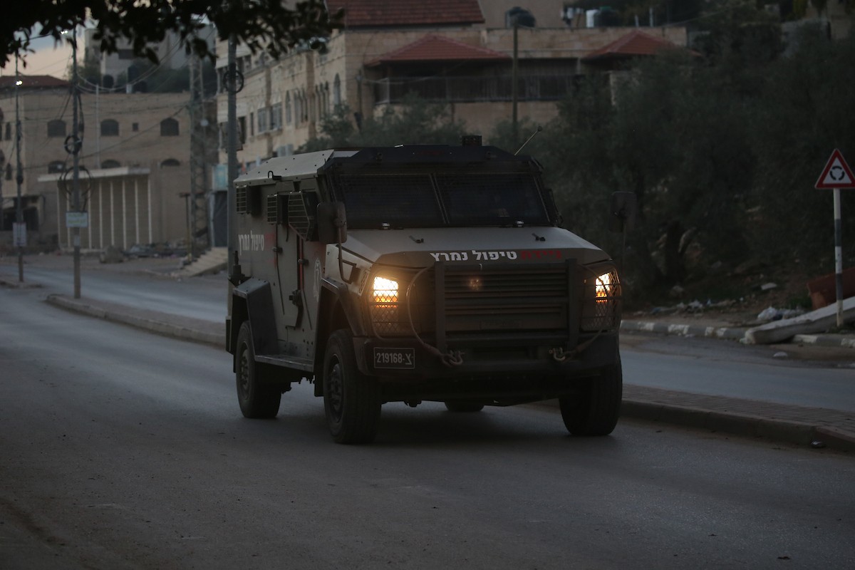 تعزيزات عسكرية إسرائيلية في بلدة  قباطية، جنوب جنين في شمال الضفة الغربية، 26 ديسمبر/كانون الأول 2025. صورة: محمد ناصر