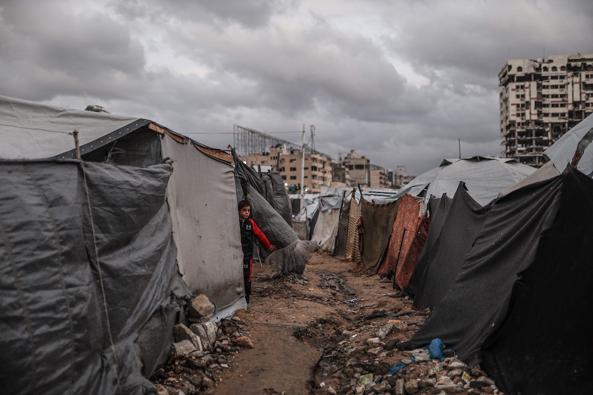 مدينة غزة في ظل الأجواء الباردة، 30 ديسمبر/كانون الأول 2025. تصوير: عمر أشتوي