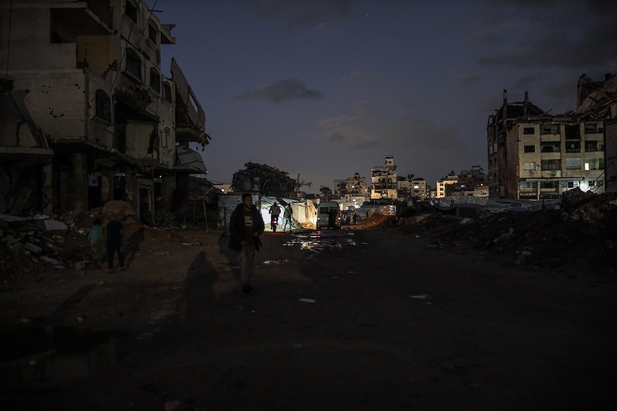 مدينة غزة في ظل الأجواء الباردة، 30 ديسمبر/كانون الأول 2025. تصوير: عمر أشتوي