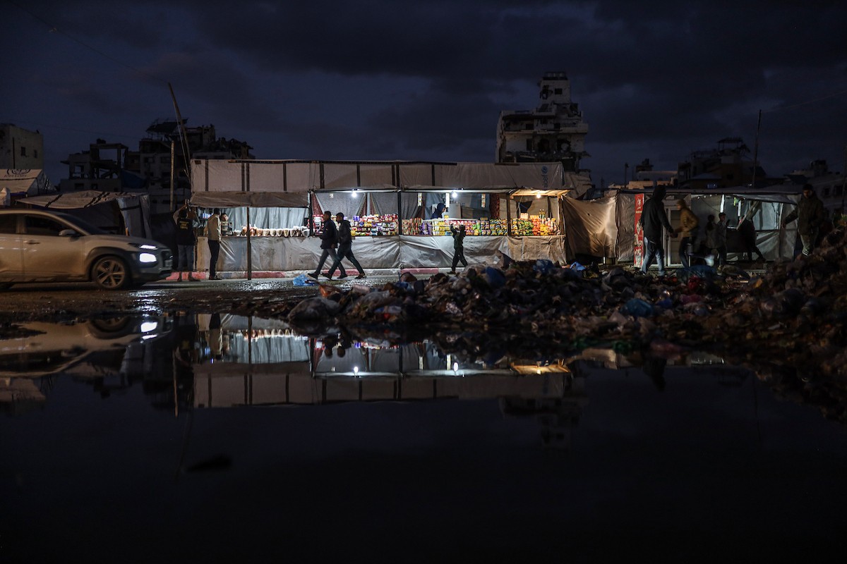 مدينة غزة في ظل الأجواء الباردة، 30 ديسمبر/كانون الأول 2025. تصوير: عمر أشتوي