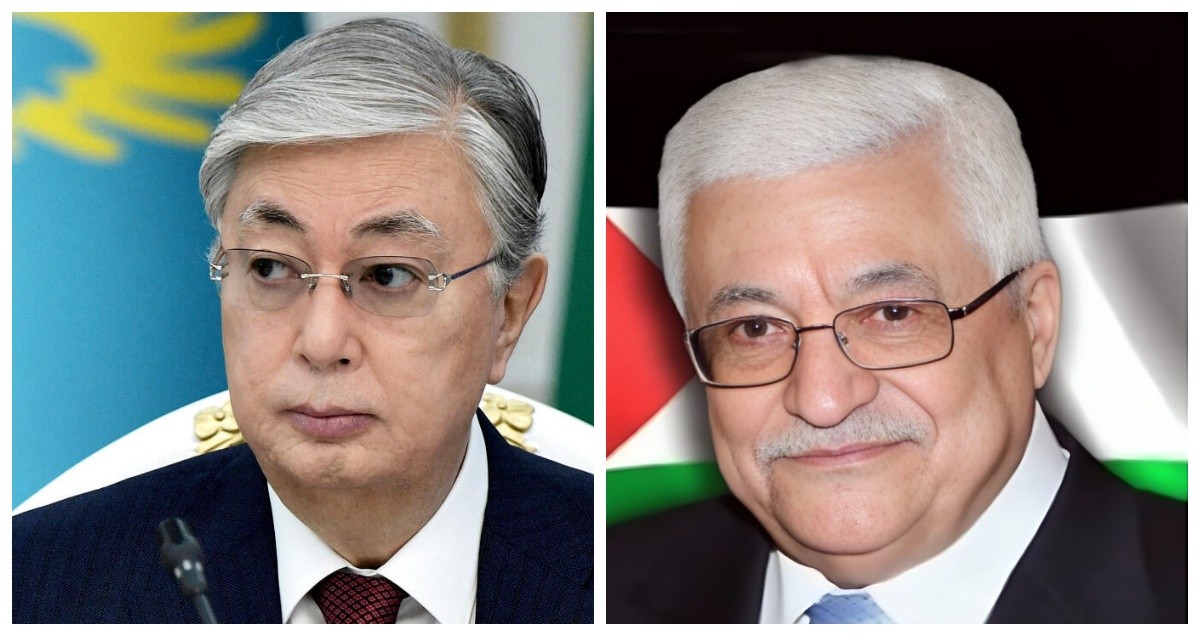 الرئيس عباس يتلقى اتصالا هاتفيا من نظيره الكازاخي.jpg