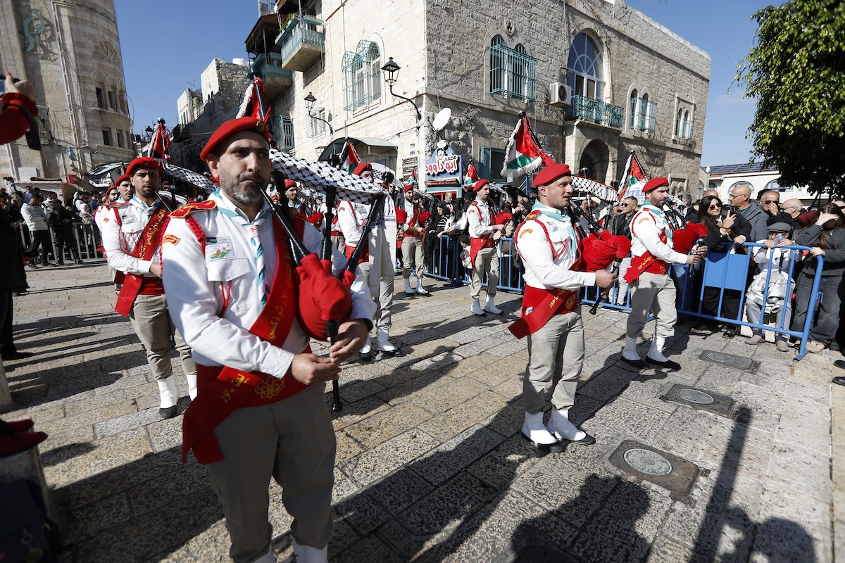 بيت لحم تحتفل بأول عيد ميلاد مجيد منذ أكثر من عامين، 24 ديسمبر/كانون الأول 2025.(صور: مأمون وزواز/ apa)