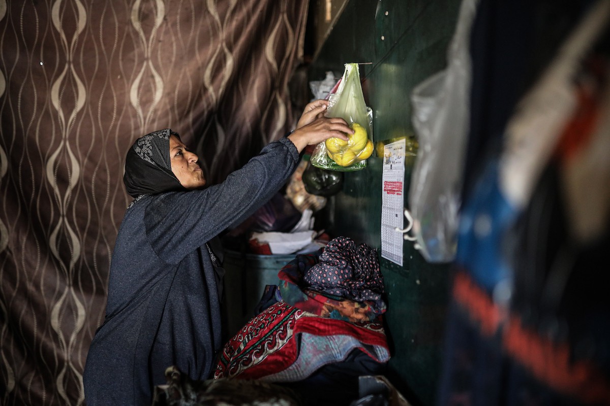 عائلات فلسطينية نزحت جراء الهجمات الإسرائيلية منذ 7 أكتوبر/تشرين الأول 2023، تأوي إلى مدرسة تابعة لوكالة الأونروا في حي تل الهوى بمدينة غزة. 26 يناير/كانون الثاني 2026، بعدسة عمر أشتوي