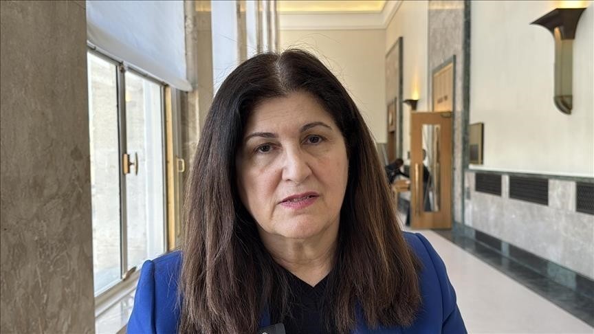 وزيرة الخارجية والمغتربين الفلسطينية فارسين أغابكيان شاهين.jpg