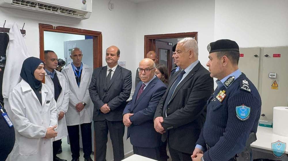 اللواء علام السقا يفتتح قسم الفحوص البيولوجية(DNA) في المختبر الجنائي..jpeg