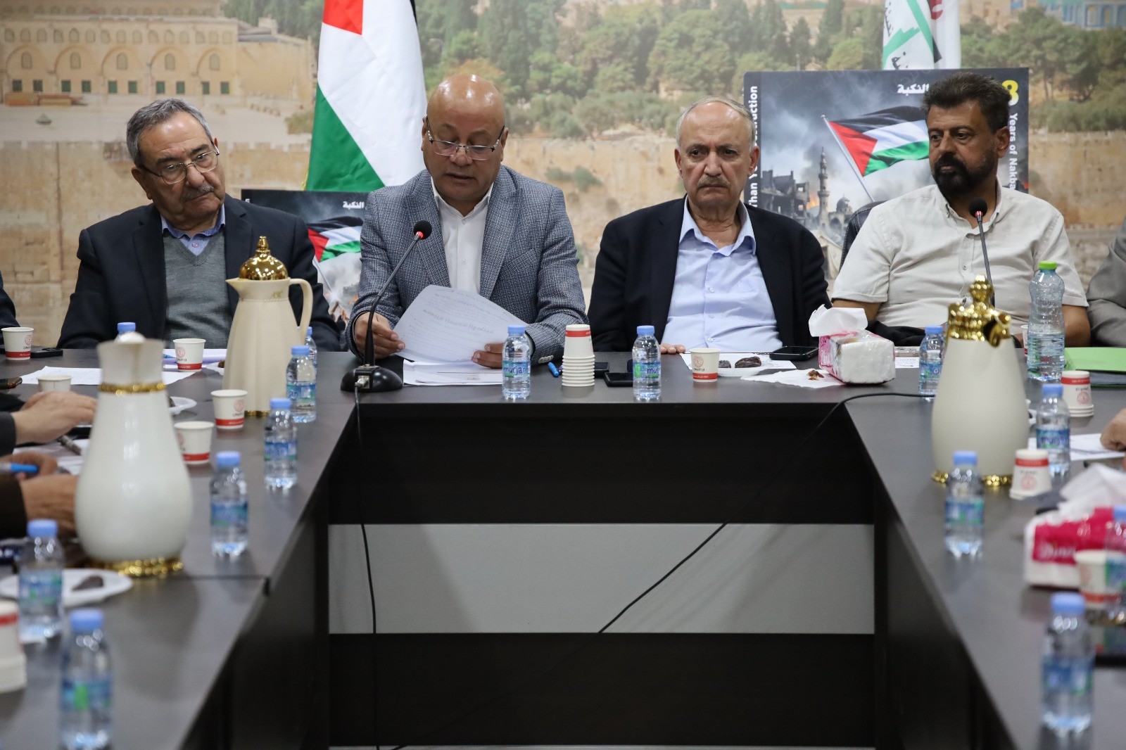 اللجنة الوطنية العليا لإحياء ذكرى النكبة تعقد اجتماعها التحضيري الأول للذكرى الـ78.jpg