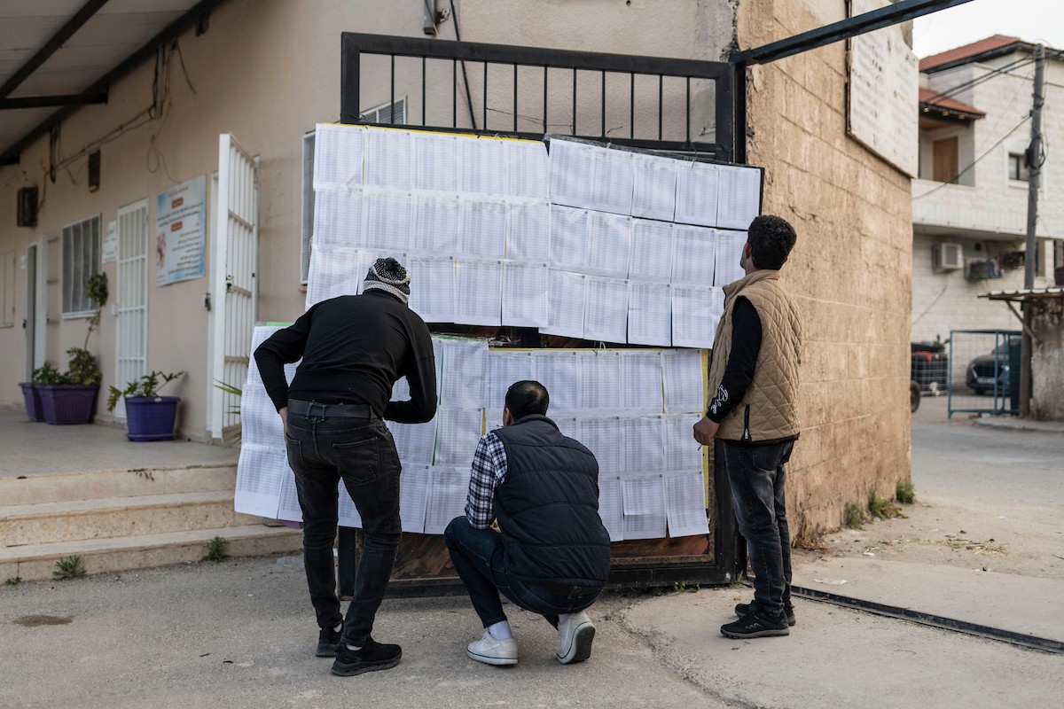 25 أبريل/نيسان 2026، الناخبون يدلون بأصواتهم في مراكز اقتراع انتخابات الهيئات المحلية لعام 2026 في جنين  شمال الضفة الغربية  (Credit Image: © Matteo Placucci/ZUMA Press Wire\ APA Images )