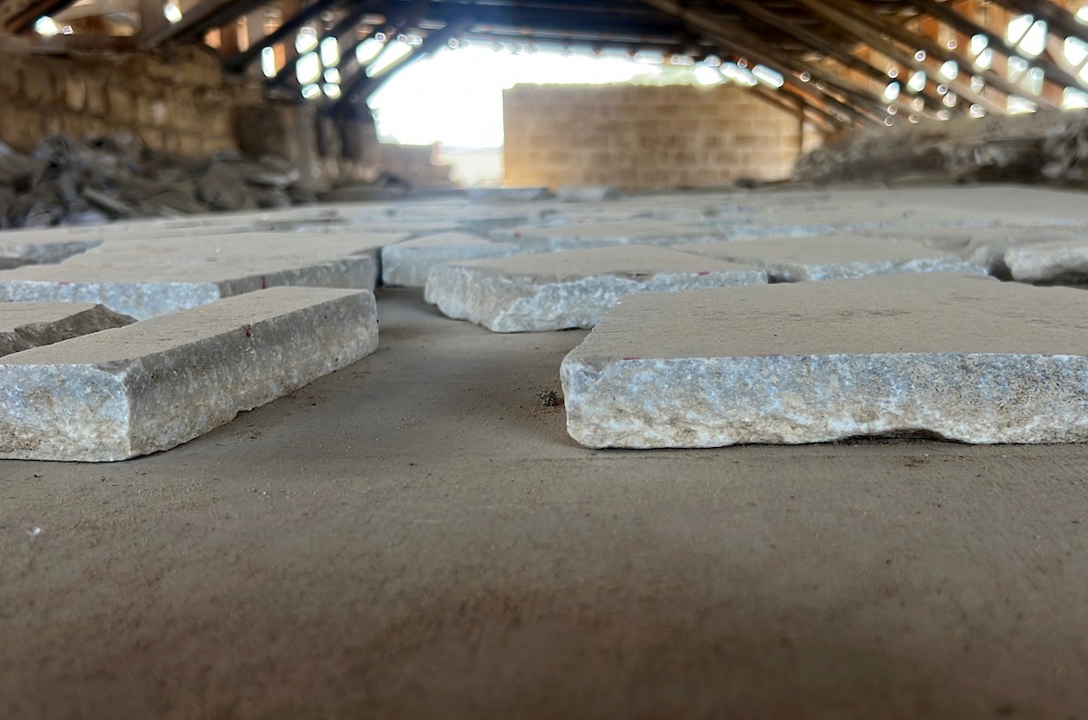 دير القديس هيلاريون وسط قطاع غزة المدرج على قائمة التراث العالمي وأحد أقدم المواقع الأثرية في الشرق الأوسط معرّض للخطر بسبب العدوان الإسرائيلي، النصيرات – وسط قطاع غزة، 18 أبريل/نيسان 2026، تصوير: يوسف أبو طفة