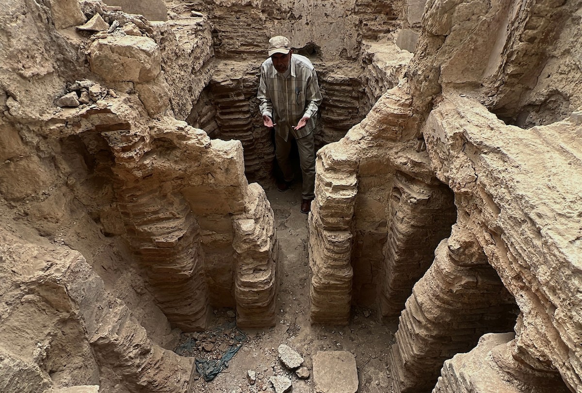 دير القديس هيلاريون وسط قطاع غزة المدرج على قائمة التراث العالمي وأحد أقدم المواقع الأثرية في الشرق الأوسط معرّض للخطر بسبب العدوان الإسرائيلي، النصيرات – وسط قطاع غزة، 18 أبريل/نيسان 2026، تصوير: يوسف أبو طفة