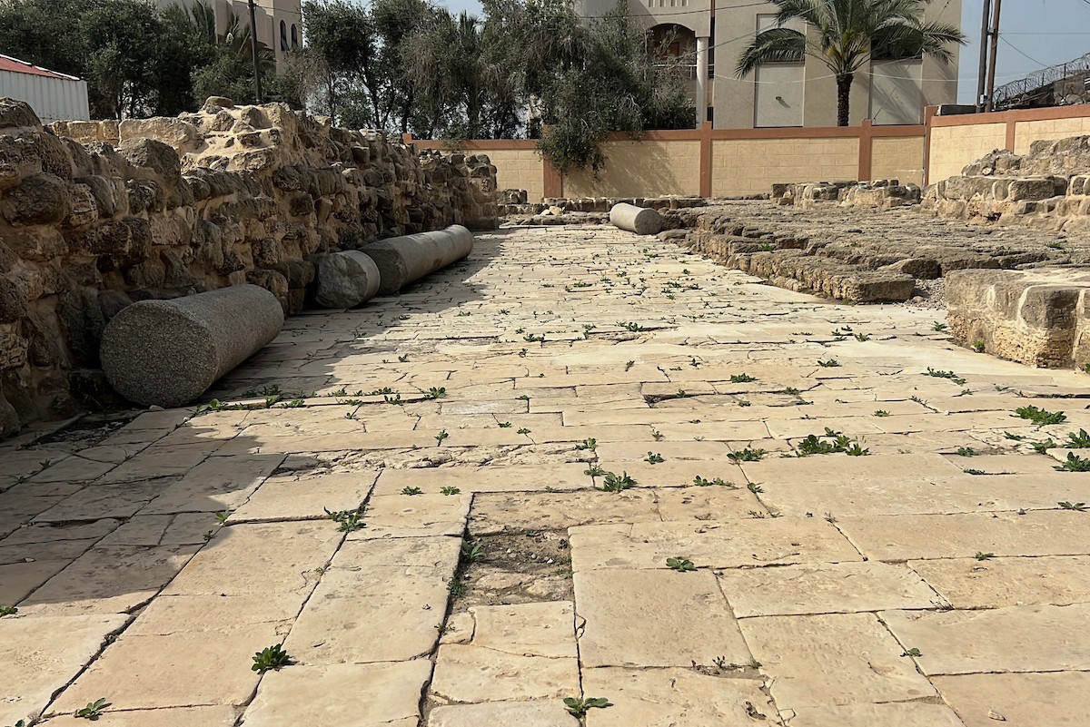 دير القديس هيلاريون وسط قطاع غزة المدرج على قائمة التراث العالمي وأحد أقدم المواقع الأثرية في الشرق الأوسط معرّض للخطر بسبب العدوان الإسرائيلي، النصيرات – وسط قطاع غزة، 18 أبريل/نيسان 2026، تصوير: يوسف أبو طفة