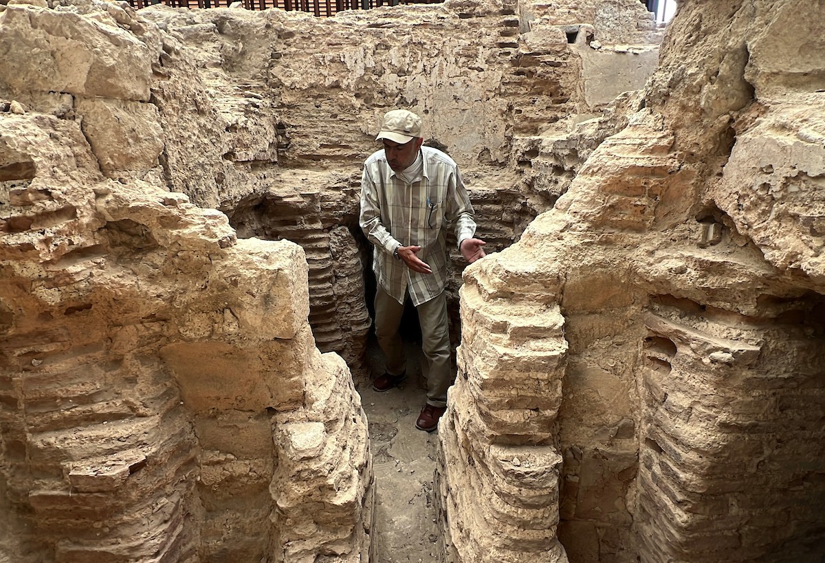 دير القديس هيلاريون وسط قطاع غزة المدرج على قائمة التراث العالمي وأحد أقدم المواقع الأثرية في الشرق الأوسط معرّض للخطر بسبب العدوان الإسرائيلي، النصيرات – وسط قطاع غزة، 18 أبريل/نيسان 2026، تصوير: يوسف أبو طفة