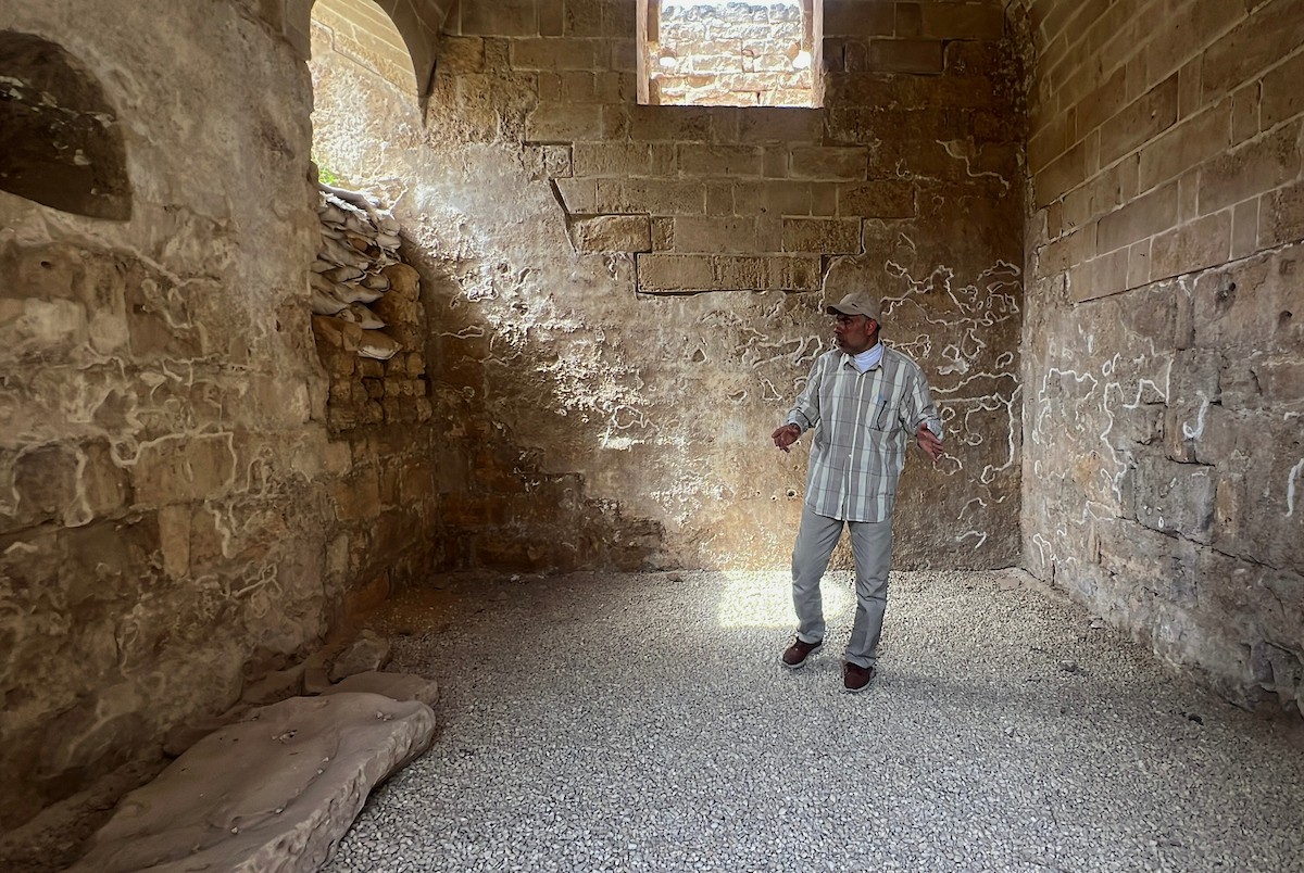 دير القديس هيلاريون وسط قطاع غزة المدرج على قائمة التراث العالمي وأحد أقدم المواقع الأثرية في الشرق الأوسط معرّض للخطر بسبب العدوان الإسرائيلي، النصيرات – وسط قطاع غزة، 18 أبريل/نيسان 2026، تصوير: يوسف أبو طفة