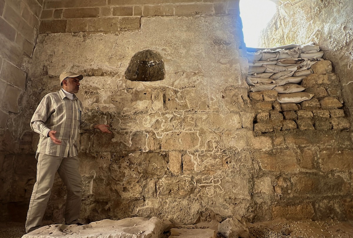 دير القديس هيلاريون وسط قطاع غزة المدرج على قائمة التراث العالمي وأحد أقدم المواقع الأثرية في الشرق الأوسط معرّض للخطر بسبب العدوان الإسرائيلي، النصيرات – وسط قطاع غزة، 18 أبريل/نيسان 2026، تصوير: يوسف أبو طفة