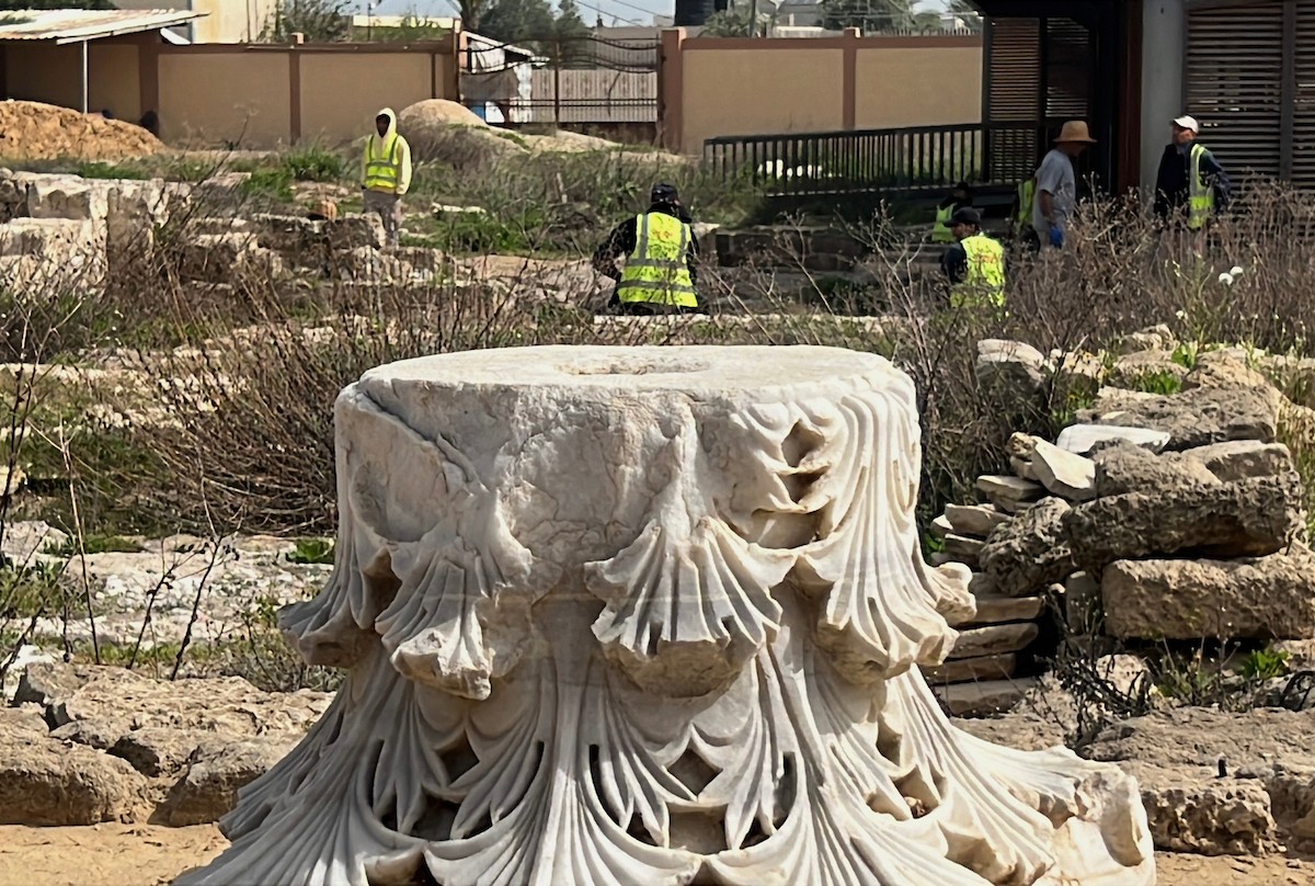 دير القديس هيلاريون وسط قطاع غزة المدرج على قائمة التراث العالمي وأحد أقدم المواقع الأثرية في الشرق الأوسط معرّض للخطر بسبب العدوان الإسرائيلي، النصيرات – وسط قطاع غزة، 18 أبريل/نيسان 2026، تصوير: يوسف أبو طفة