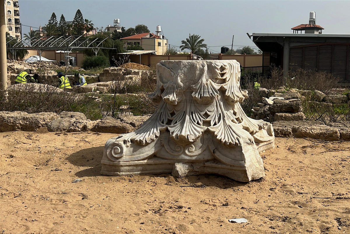 دير القديس هيلاريون وسط قطاع غزة المدرج على قائمة التراث العالمي وأحد أقدم المواقع الأثرية في الشرق الأوسط معرّض للخطر بسبب العدوان الإسرائيلي، النصيرات – وسط قطاع غزة، 18 أبريل/نيسان 2026، تصوير: يوسف أبو طفة