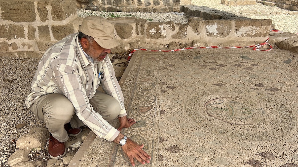 دير القديس هيلاريون وسط قطاع غزة المدرج على قائمة التراث العالمي وأحد أقدم المواقع الأثرية في الشرق الأوسط معرّض للخطر بسبب العدوان الإسرائيلي، النصيرات – وسط قطاع غزة، 18 أبريل/نيسان 2026، تصوير: يوسف أبو طفة