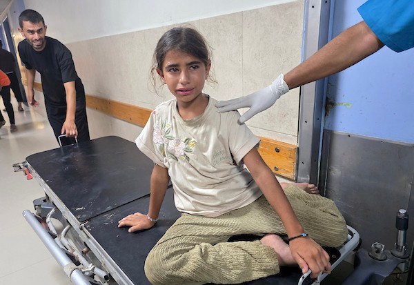 يتلقى فلسطينيون جرحى، بينهم أطفال، العلاج في مجمع ناصر الطبي في خان يونس، جنوب قطاع غزة، في 23 يوليو/تموز 2026.صورة: طارق محمد
