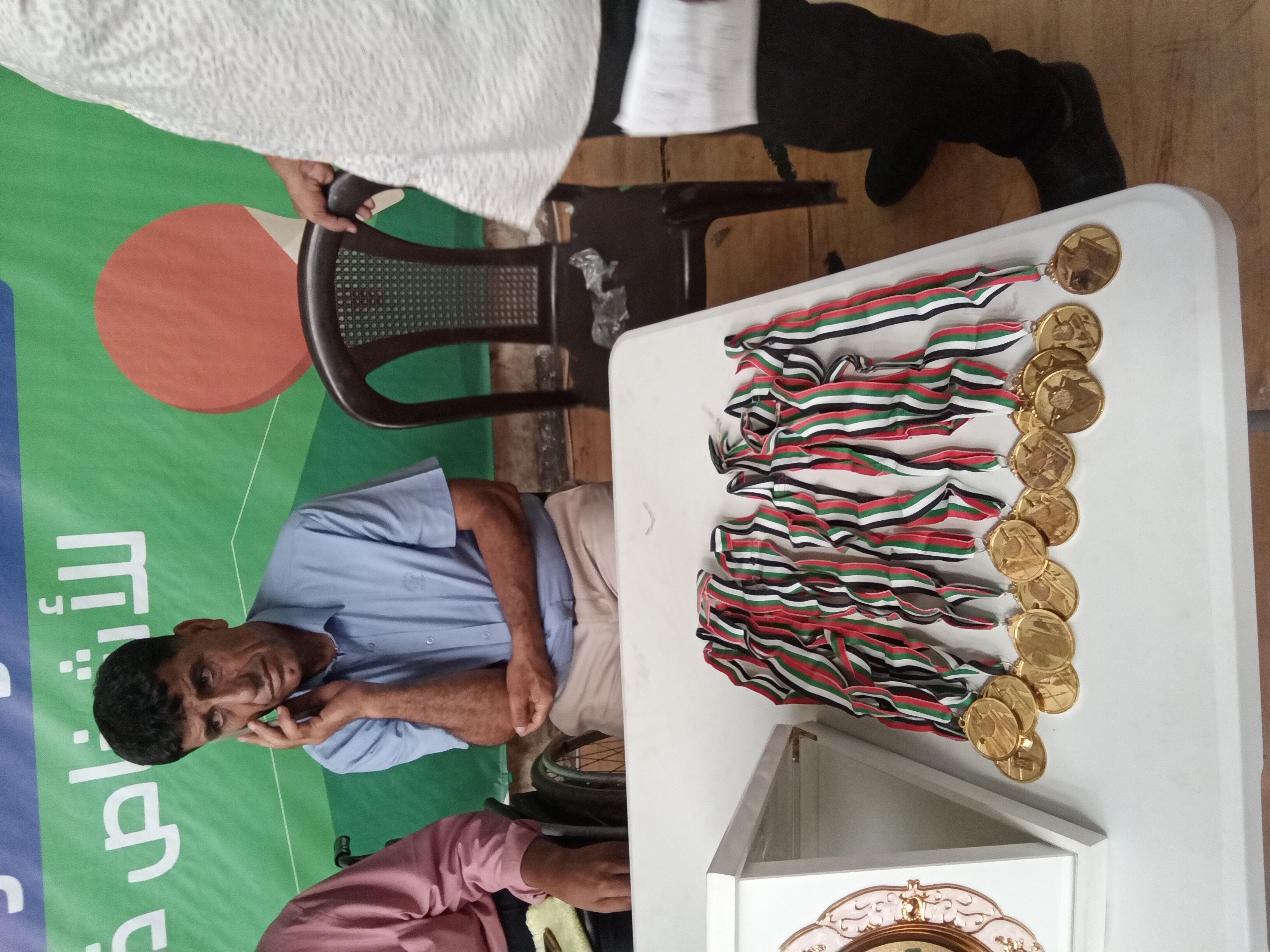 جانب من منافسات بطولة «الوفاء والأمل» لتنس الطاولة لذوي الإعاقة، في صالة نادي خدمات النصيرات وسط قطاع غزة، الاثنين 13 يوليوتموز 2026 (4).jpg