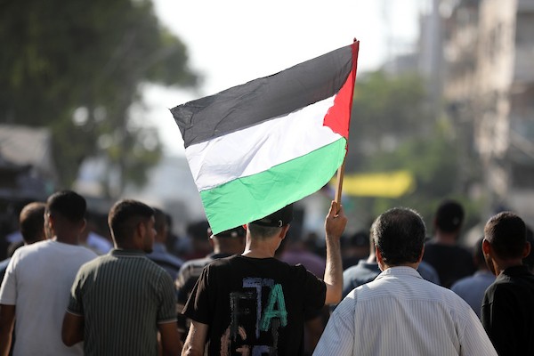 مسيرة بمدينة غزة في 23 يوليو/تموز 2026، إحياءً لذكرى مرور أكثر من ألف يوم على بدء الحرب.(صورة: بلال أسامة )