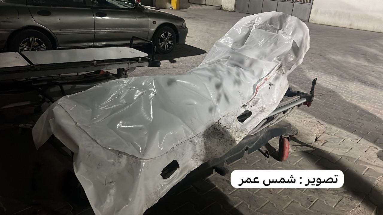 القصف لشقة سكنية في الطابق الثامن من برج السوسي غرب غزة 2.jpg