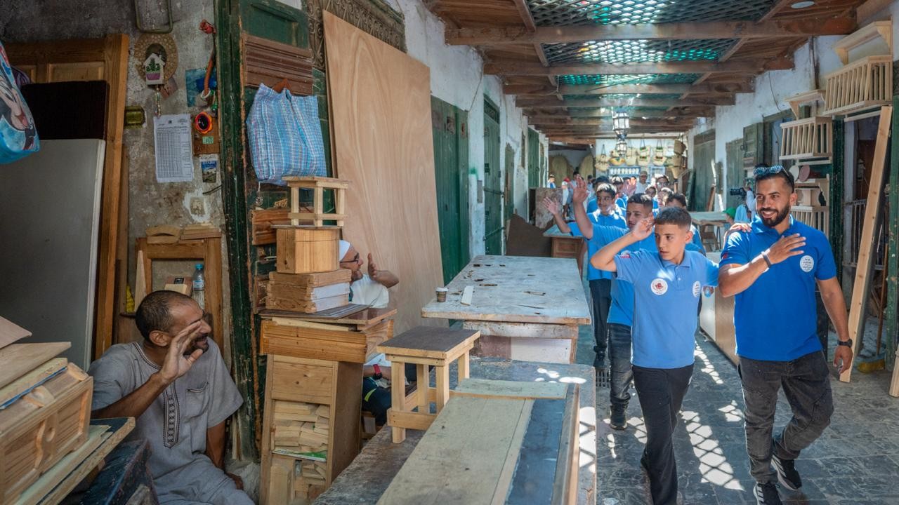 أطفال القدس يخوضون تجارب جديدة في المغرب.jpg