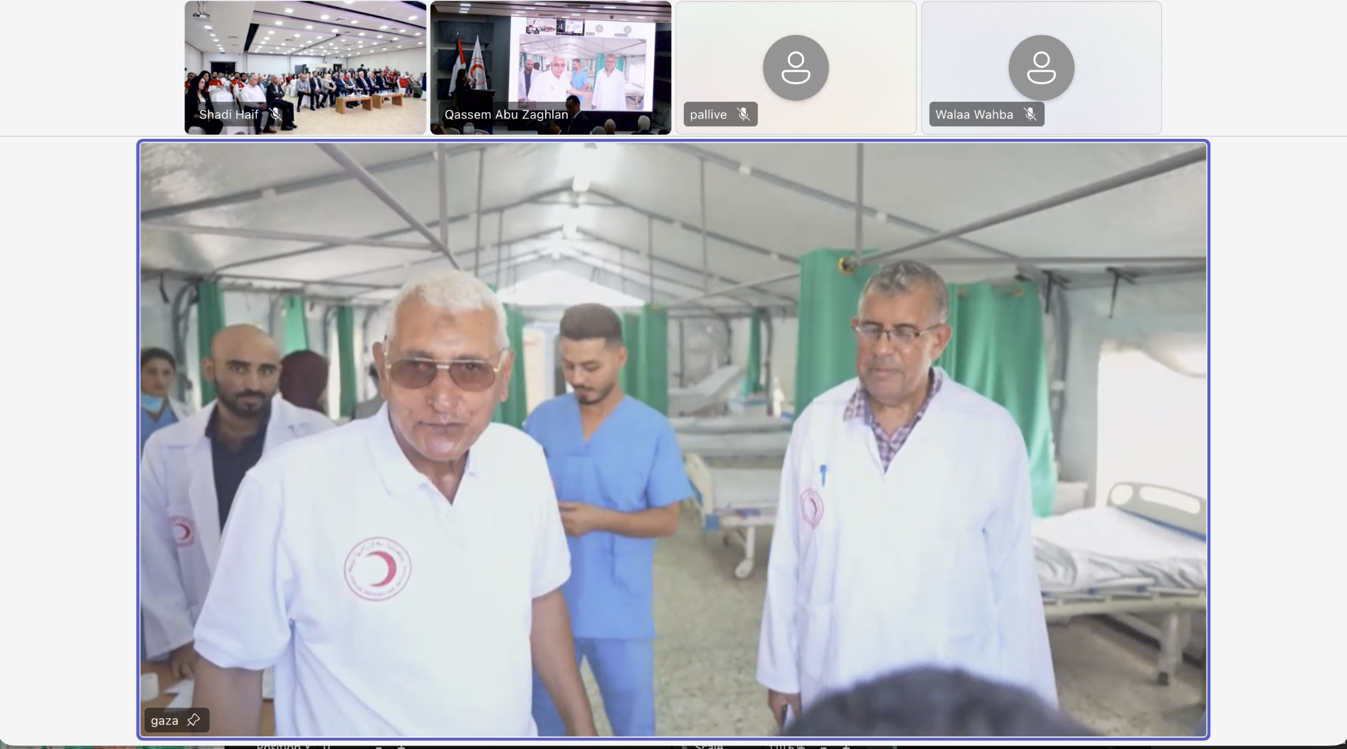 الهلال الأحمر يفتتح مستشفى الشمال الميداني في غزة ...png