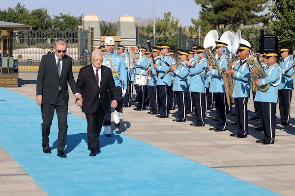التقى الرئيس الفلسطيني محمود عباس بالرئيس التركي رجب طيب أردوغان في أنقرة، تركيا، في 12 أغسطس/آب 2026. (صورة: ثائر غنايم)