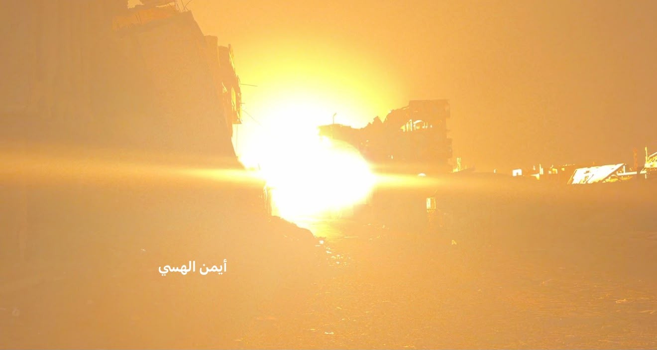 استهداف منزل في شمال غزة....jpg