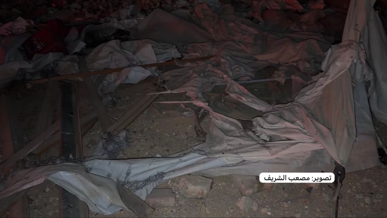 صور من الاستهداف في حي الشيخ رضوان